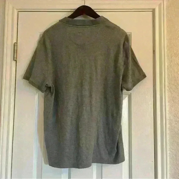 Calvin Klein  Short Sleeve Polo Gray Shirt Size Large - Picture 3 of 3